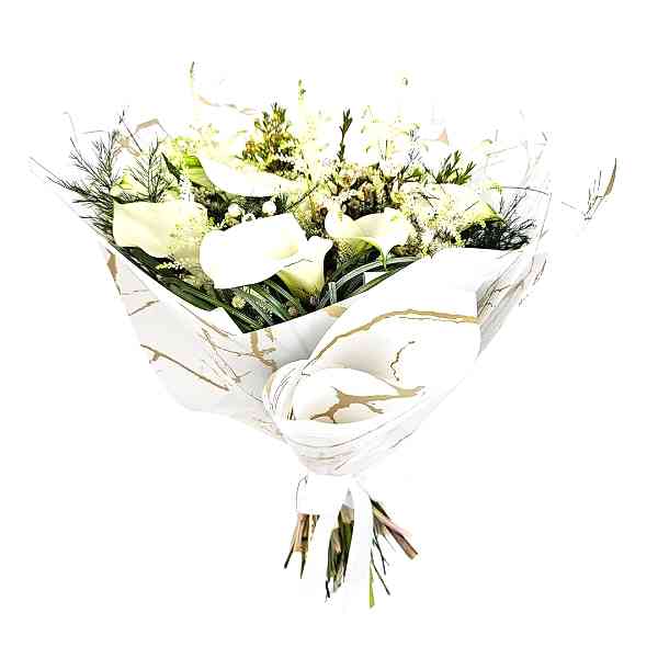 Beyaz Gala Buketi - Ivory